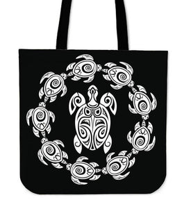 Peaceful Circle of Life Tribal Turtle Totes