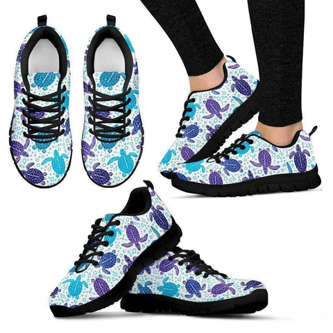 Image of Premium Womens Turtle Sneakers Women's Sneakers - Black - V.1 US5 (EU35) 