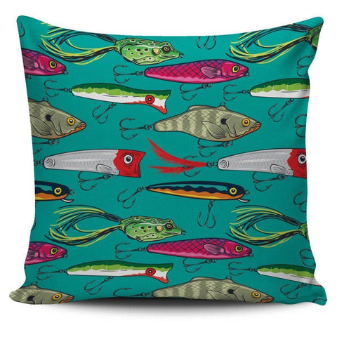 Image of Fishing Lure Pillow Covers V.1 Pillow Case Large Print 