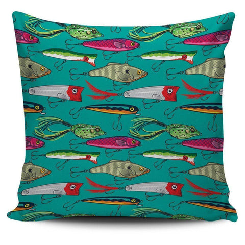 Image of Fishing Lure Pillow Covers V.1 Pillow Case Small Print 