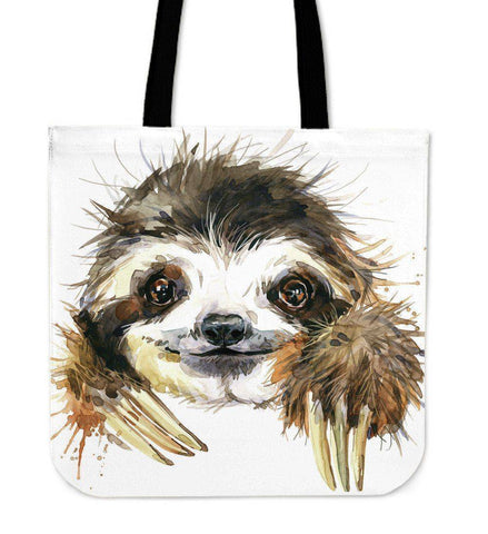 Image of Premium Sloth Tote Bags Cute Sloth 