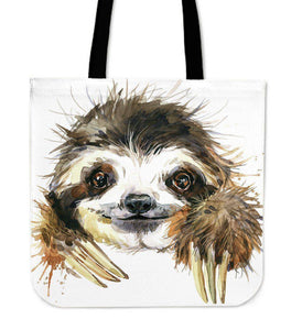 Premium Sloth Tote Bags Cute Sloth 