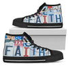 Walk By Faith | Premium High Top Shoes Shoes Mens High Top - Black - Mens Black US5 (EU38) 