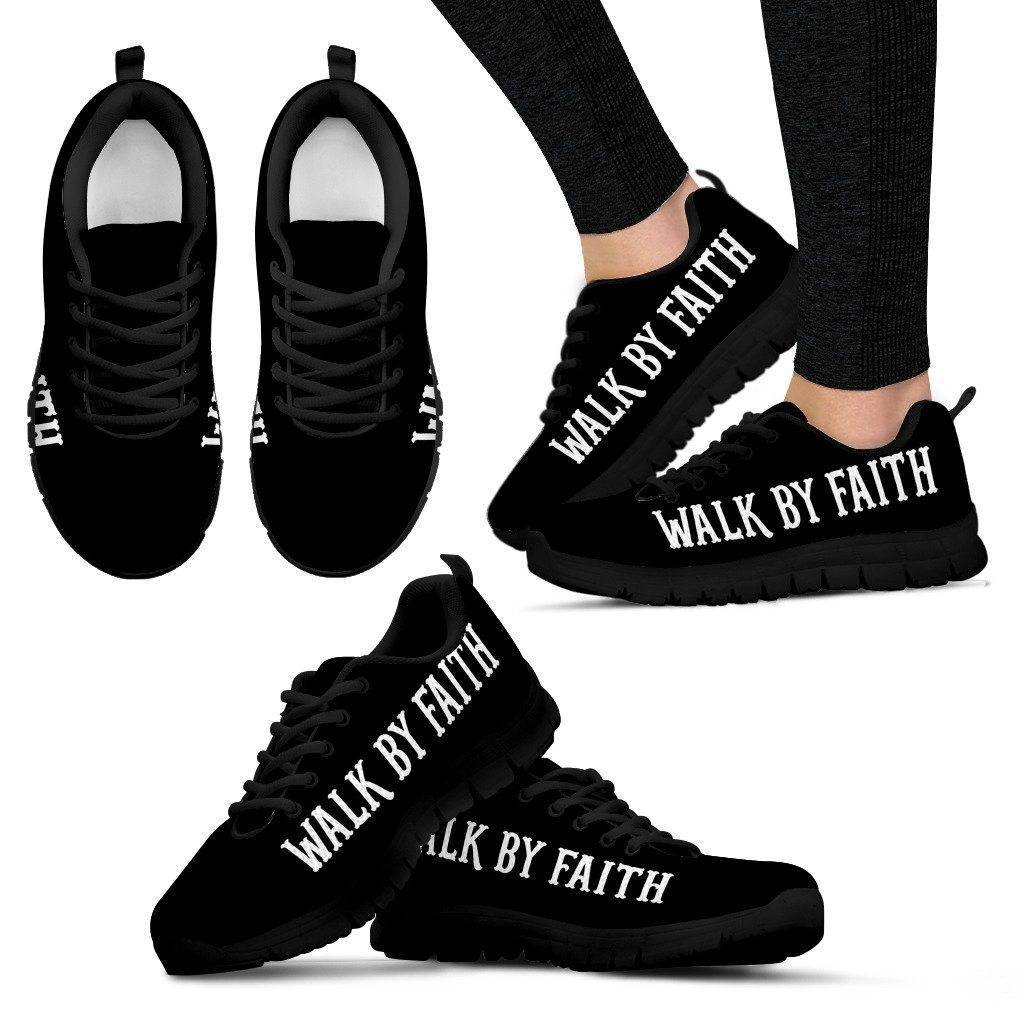Walk by Faith Women's Sneakers - Black - w US5 (EU35) 