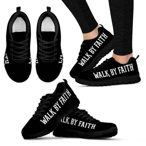 Image of Walk by Faith Women's Sneakers - Black - w US5 (EU35) 
