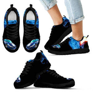 Amazing Kids Race Car Shoes Kid's Sneakers - Black - Blue Race Car 11 CHILD (EU28) 
