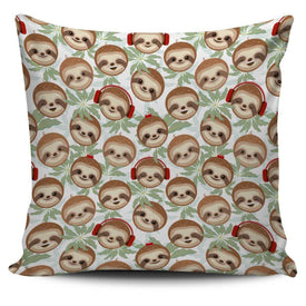 Headphone Sloth Pillow Case 