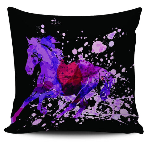 Image of Wild Horse Pillow Covers Wild Horse Black 