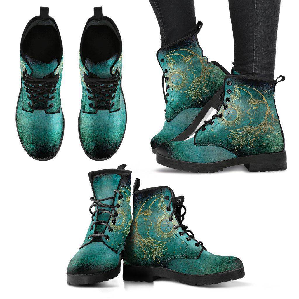 Sun Moon Handcrafted Boots 