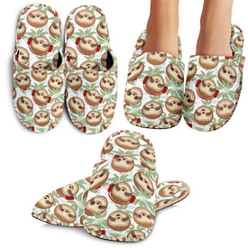 Happy DJ Sloth Slippers
