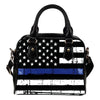 Premium Thin Blue Line Hand Bag Thin Blue Line US Flag 
