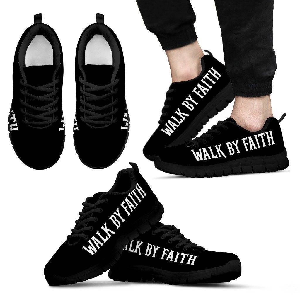 Walk by Faith Men's Sneakers - Black - m US5 (EU38) 