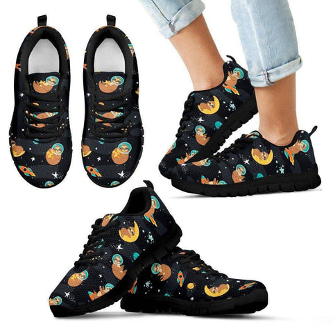 Image of Space Sloth Sneakers Sneakers Kid's Sneakers - Black - Kid 11 CHILD (EU28) 