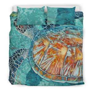 Image of Turtle Bedding Set Bedding Set King 