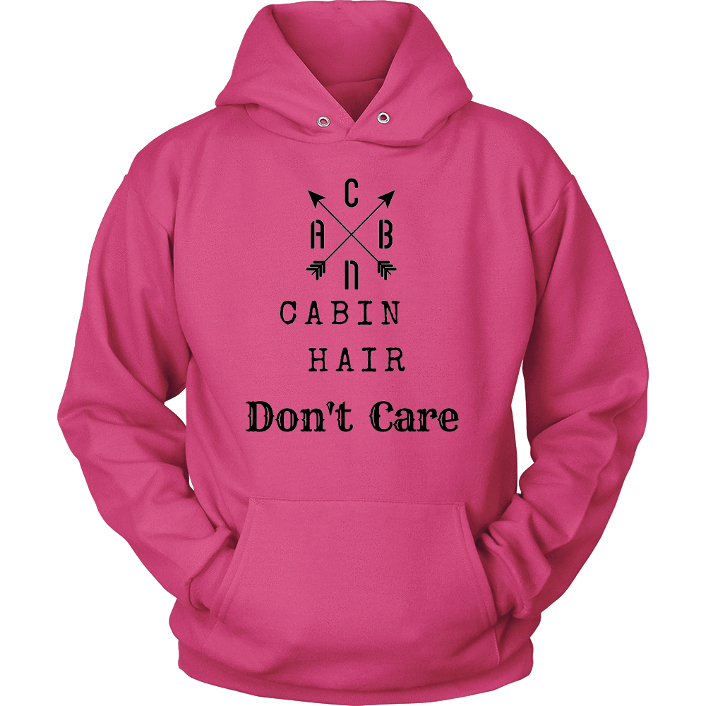 CABN, Cabin Hair, Don't Care T-shirt Unisex Hoodie Sangria S