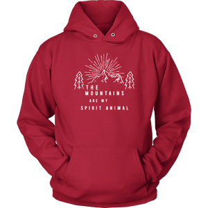 Mountains Spirit T Shirt 1 T-shirt Unisex Hoodie Red S