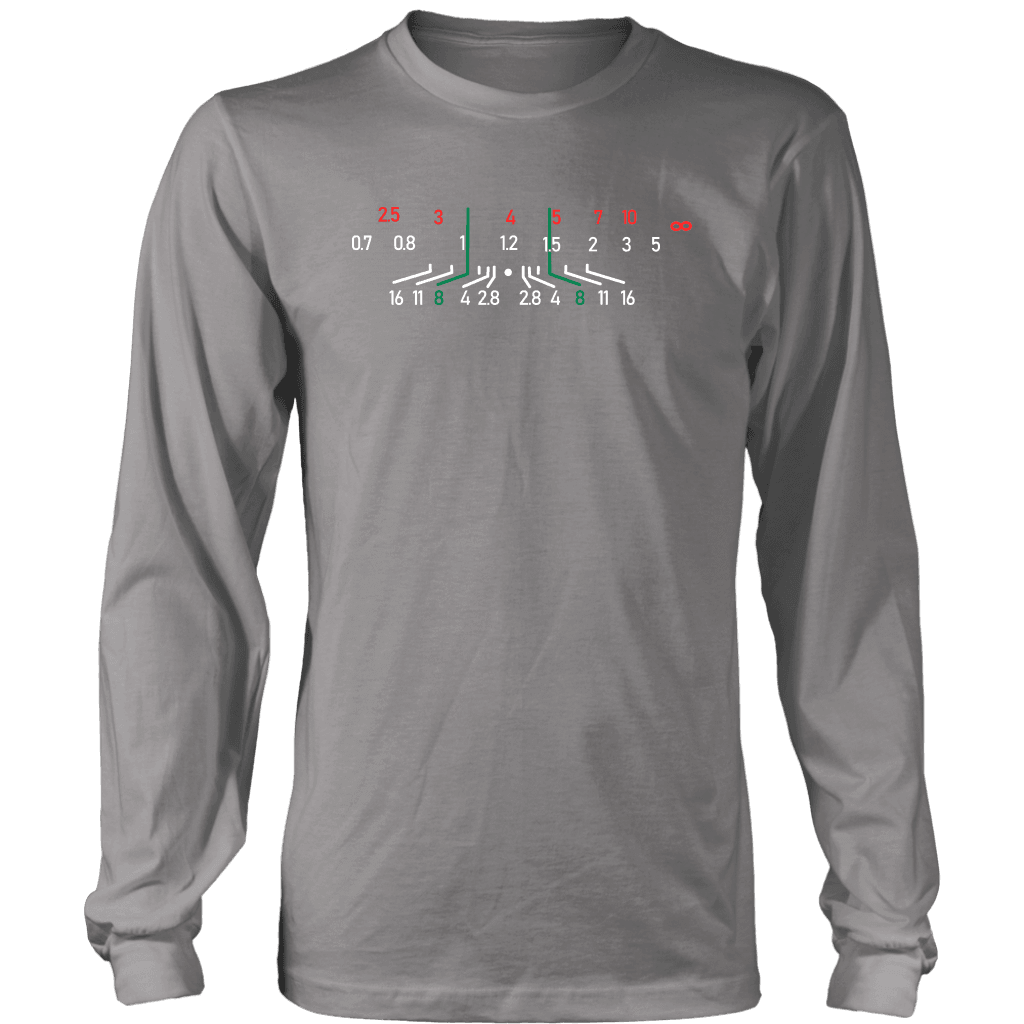 Focal Length, District Shirts and Hoodies T-shirt District Long Sleeve Shirt Grey S