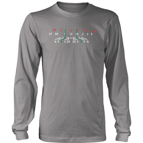 Image of Focal Length, District Shirts and Hoodies T-shirt District Long Sleeve Shirt Grey S