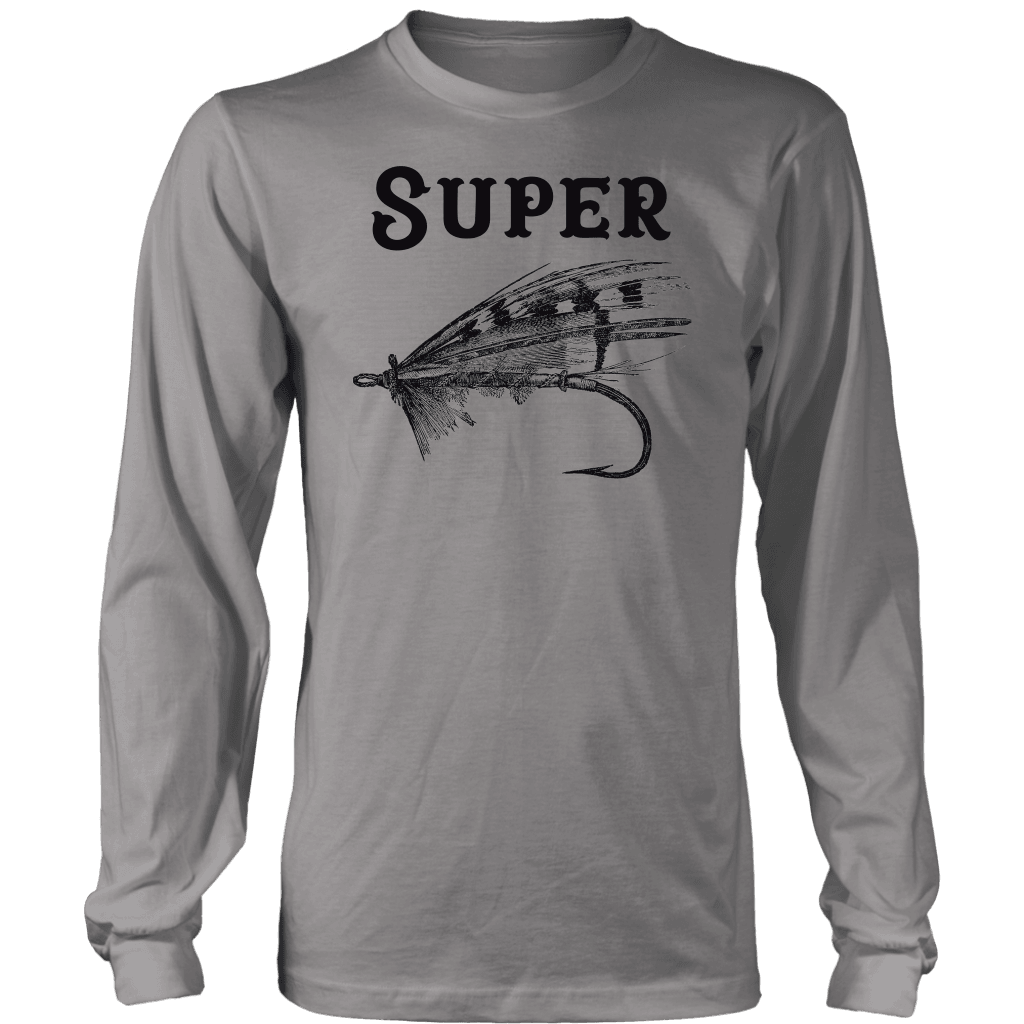 Super Fly T-shirt District Long Sleeve Shirt Grey S