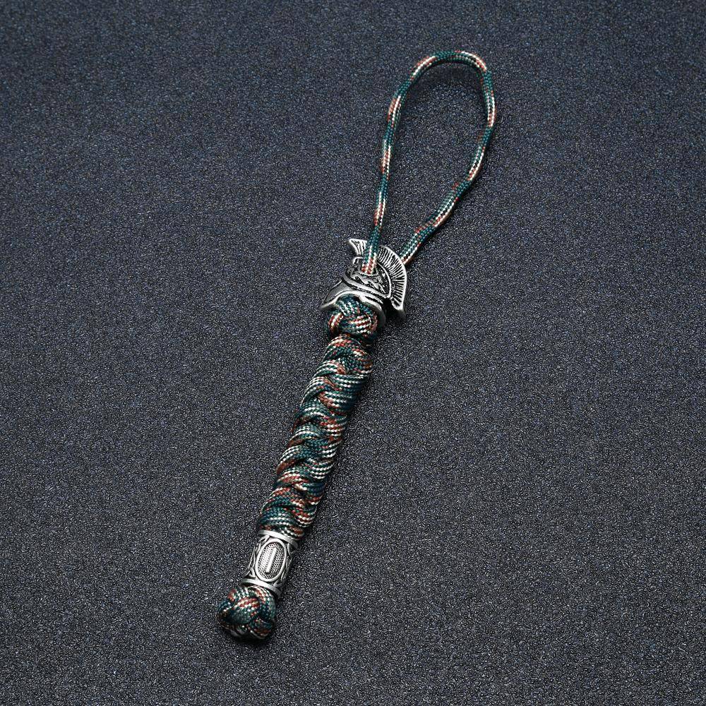 Spartan Custom Paracord Lanyard, Are You a Warrior? Key Chains 