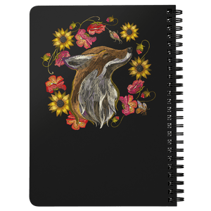 "Foxy" Fox Spiral Notebook Journals 