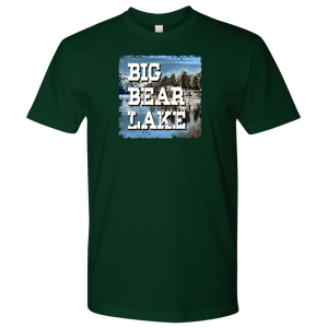 Big Bear Lake V.1, Men's Shirts T-shirt Next Level Mens Shirt Forest Green S