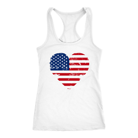 Love America Womens Racerback Tanktop