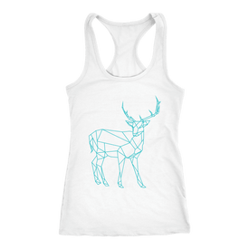 Geometric Deer Womens Shirt
