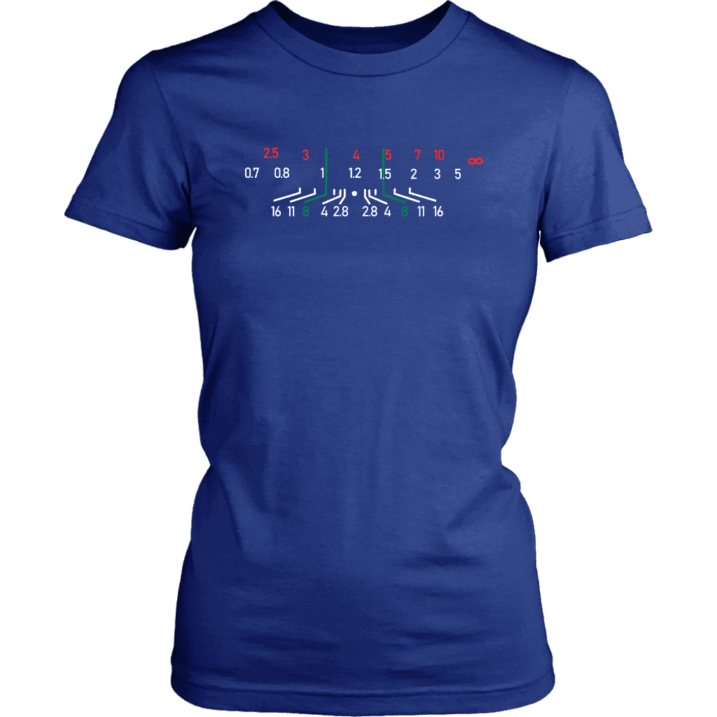 Focal Length, District Shirts and Hoodies T-shirt District Womens Shirt Royal Blue XS
