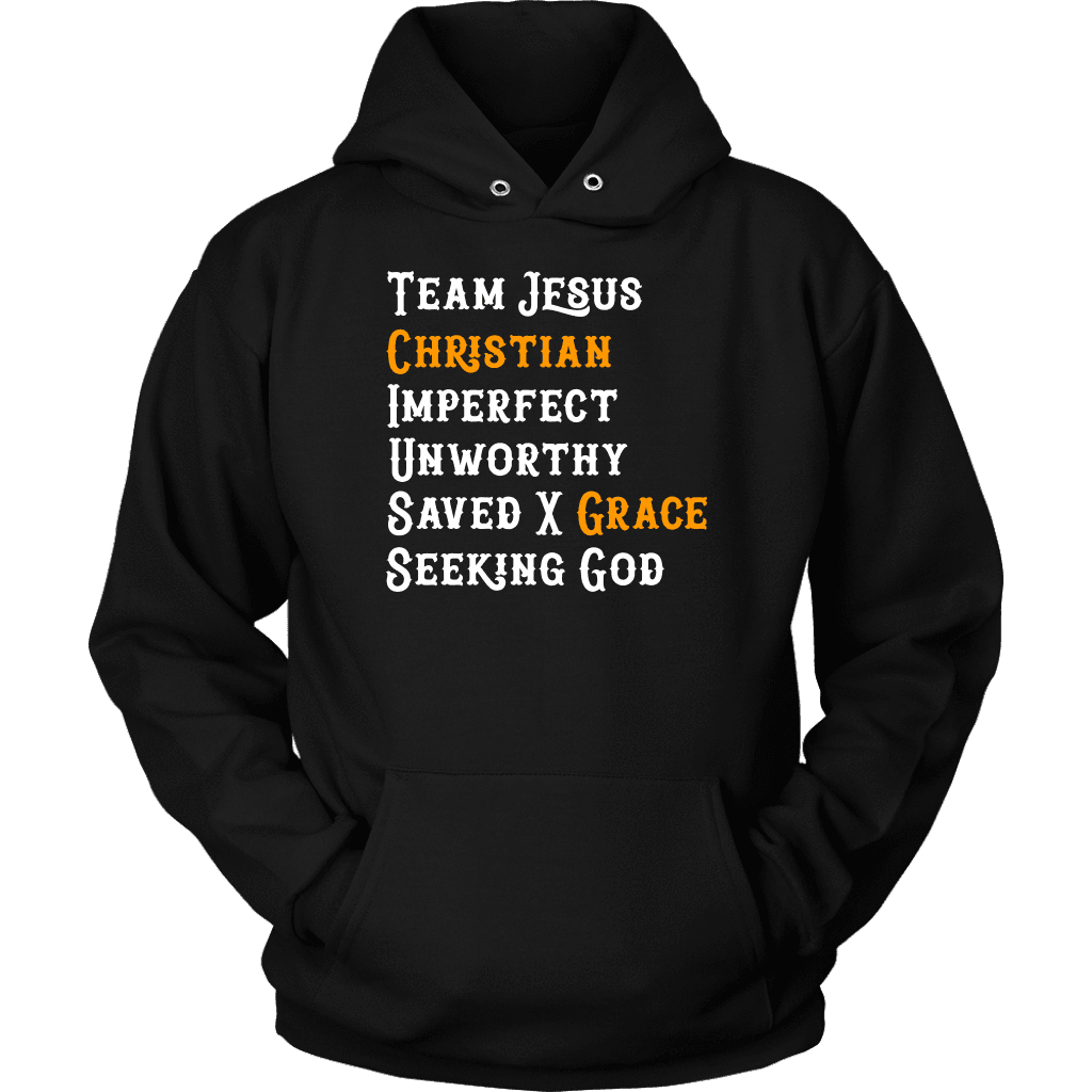 Team Jesus T-shirt Unisex Hoodie Black S