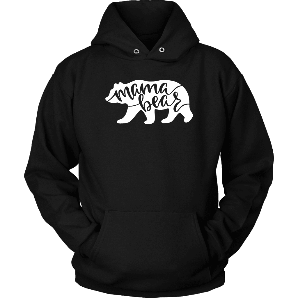 Mama Bear Shirts T-shirt Unisex Hoodie Black S