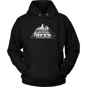 Big Bear V.2, Hoodies Long Sleeve T-shirt Unisex Hoodie Black S