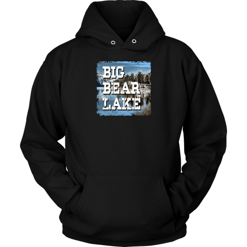 Image of Big Bear Lake V.1 Hoodies and Long Sleeve T-shirt Unisex Hoodie Black S