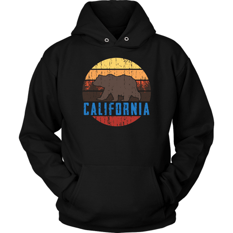 Image of Big Bear Lake California V.1 Hoodies and Long Sleeve T-shirt Unisex Hoodie Black S
