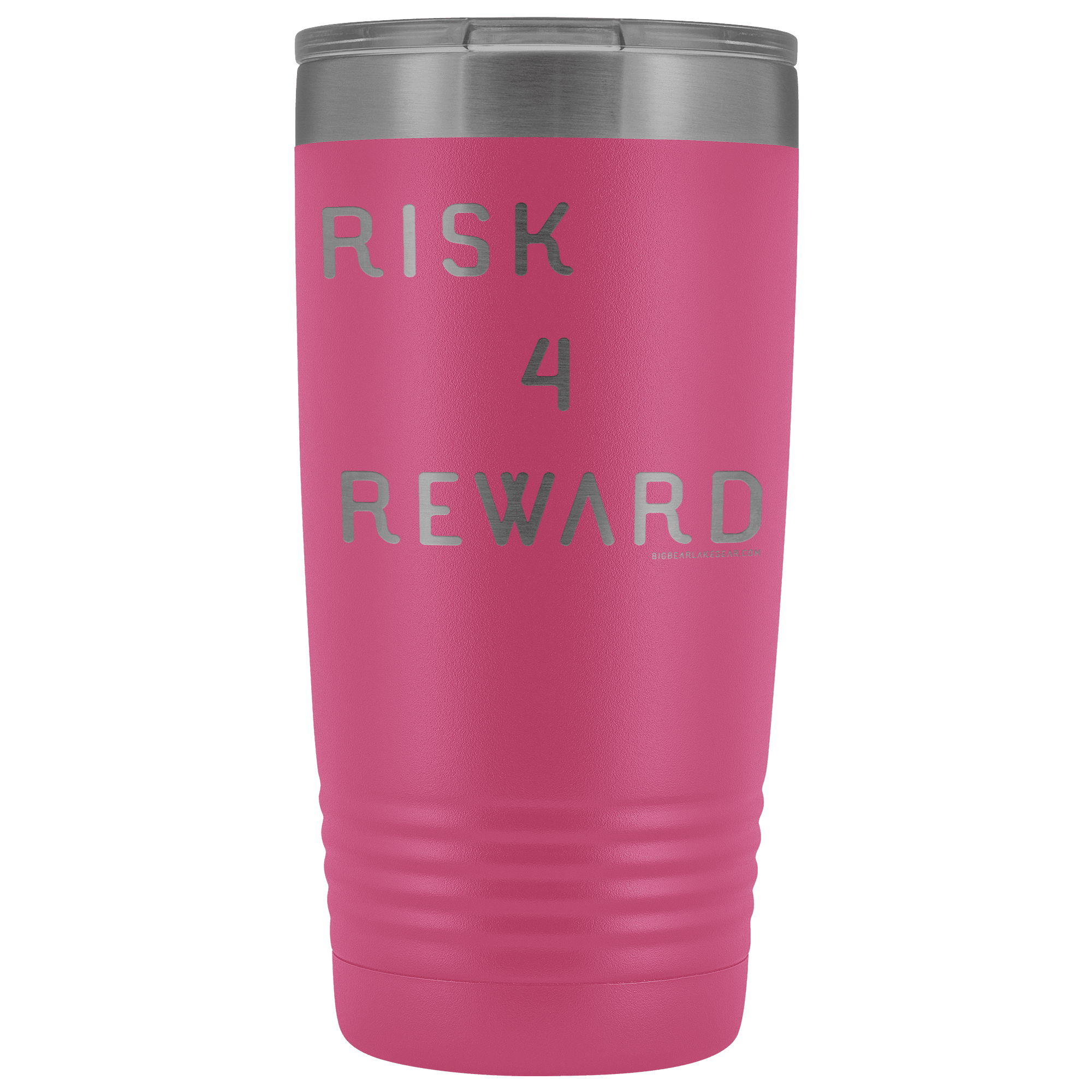 Risk 4 Reward | Try Things and Get Rewards | 20 oz Tumbler Tumblers Pink 