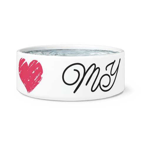 Image of Love my Aussie Dog Bowl Dog Bowls 2 