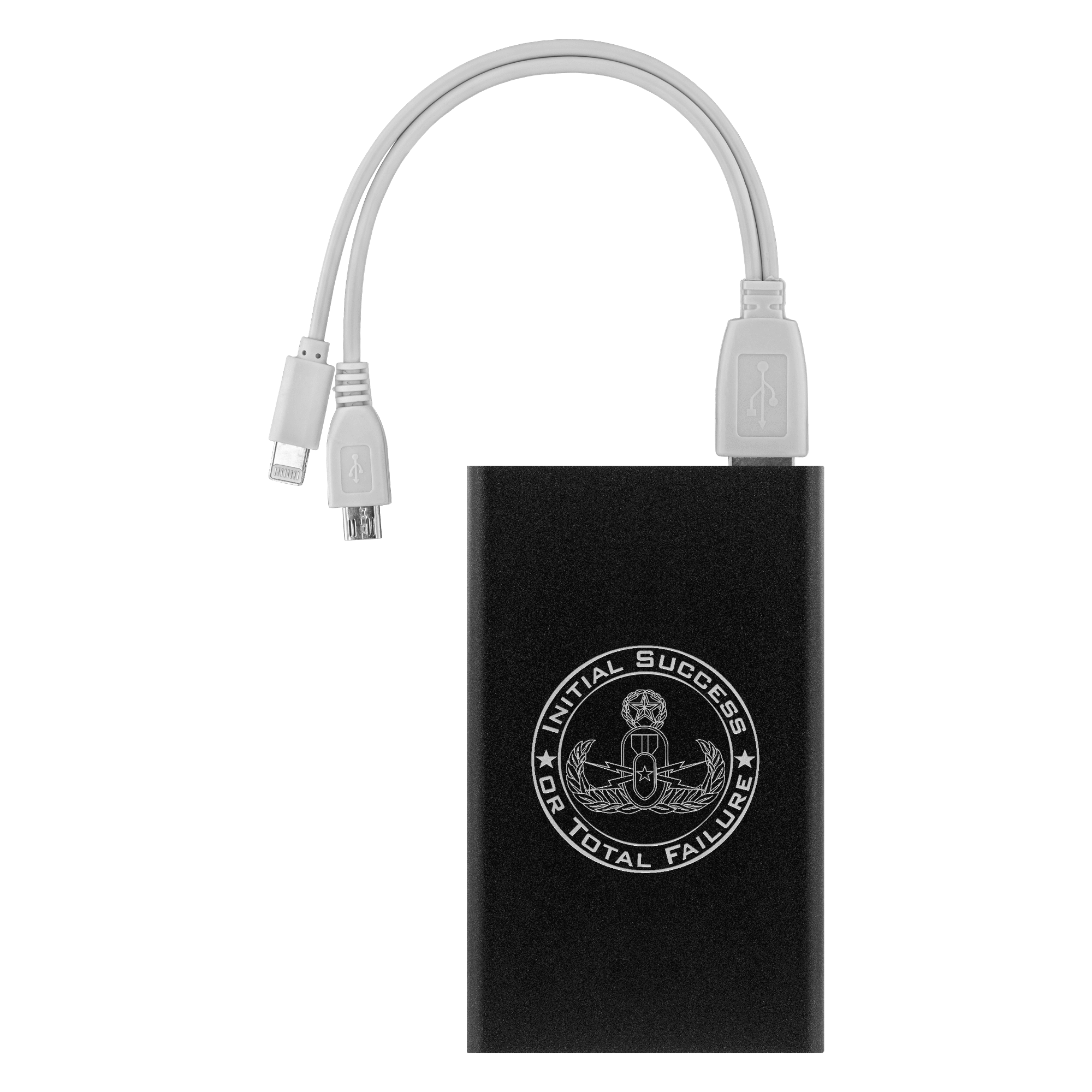 Initial Success or Total Failure EOD Power Bank Power Banks Black 