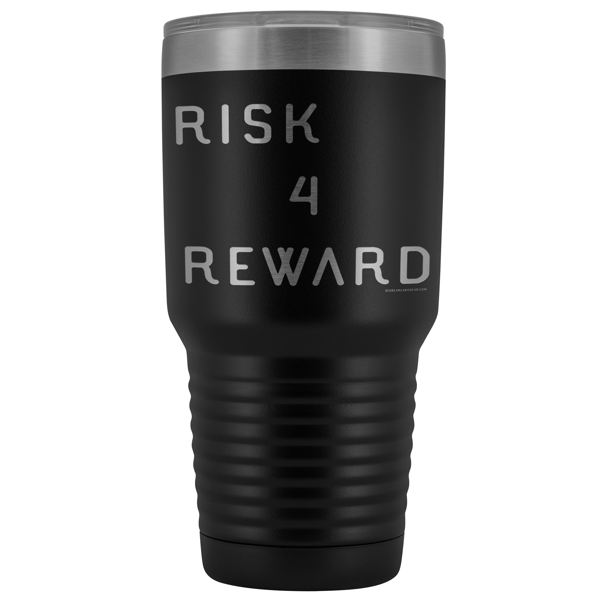Risk 4 Reward | Try Things and Get Rewards | 30 oz Tumbler Tumblers Black 