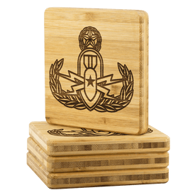 EOD Master Crab on Premium Bamboo Coasters