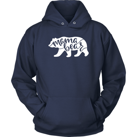 Image of Mama Bear Shirts T-shirt Unisex Hoodie Navy S