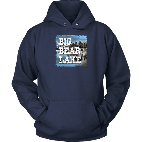 Image of Big Bear Lake V.1 Hoodies and Long Sleeve T-shirt Unisex Hoodie Navy S