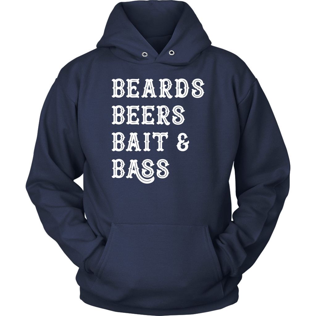Beards Beers Bait and Bass - Another Great Fishing Day - Shirts and hoodies