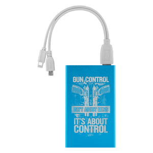 Gun Control Power Bank V1 Power Banks Light Blue 