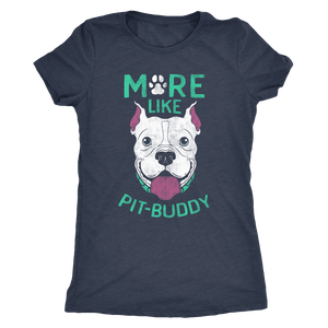 Pit Buddy Shirts and Hoodies T-shirt Next Level Womens Triblend Vintage Navy S
