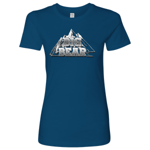 Big Bear V.2, Womens T-shirt Next Level Womens Shirt Cool Blue S