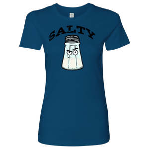 Salty V.1 Womens T-shirt Next Level Womens Shirt Cool Blue S