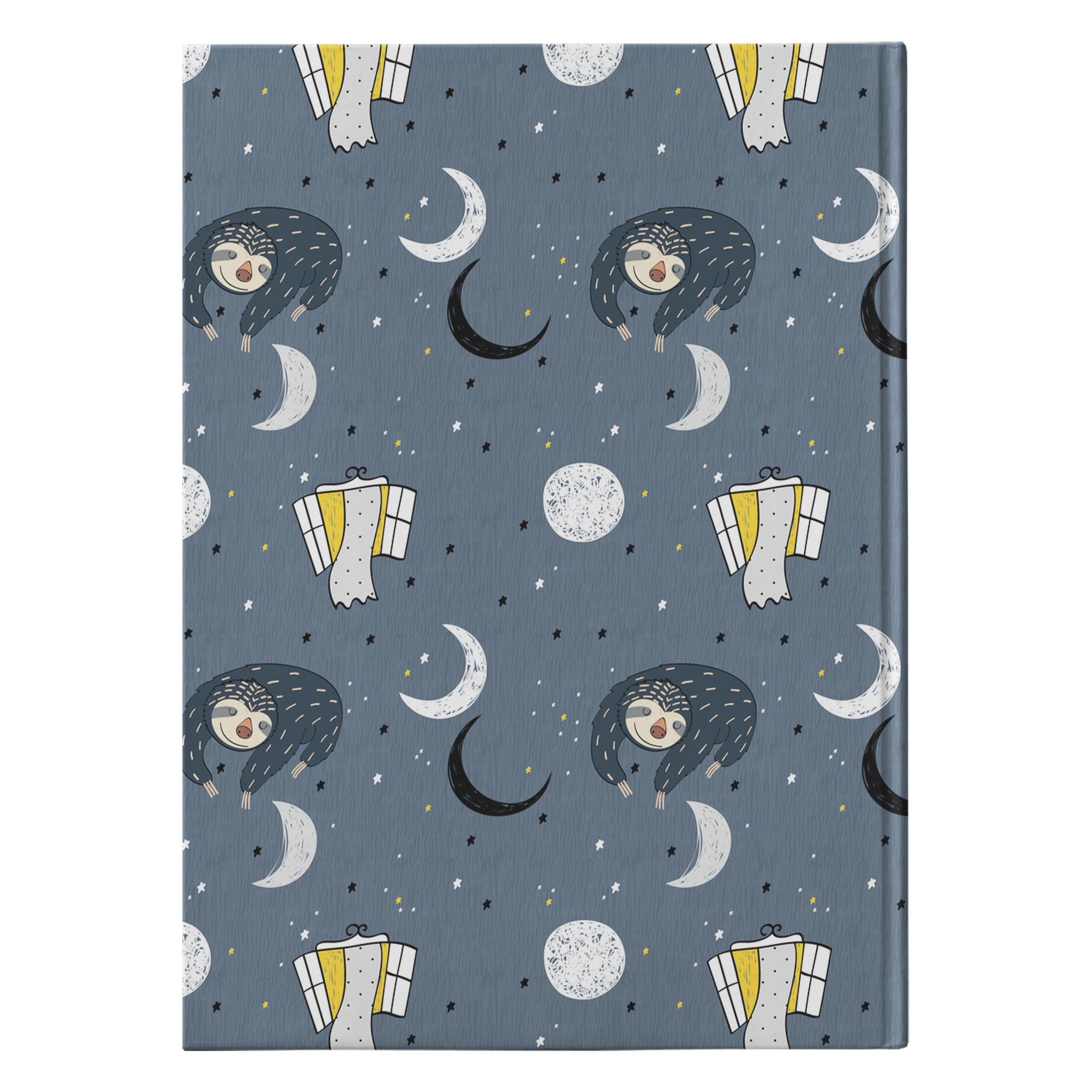 Sleeping Space Sloth Journal | Hard Cover