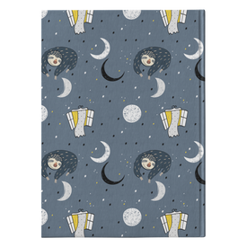 Sleeping Space Sloth Journal | Hard Cover