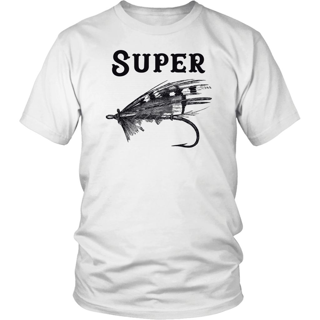 Super Fly T-shirt District Unisex Shirt White S