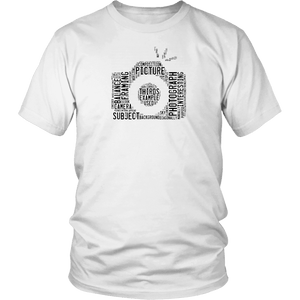 Awesome Word Camera Shirt T-shirt District Unisex Shirt White S